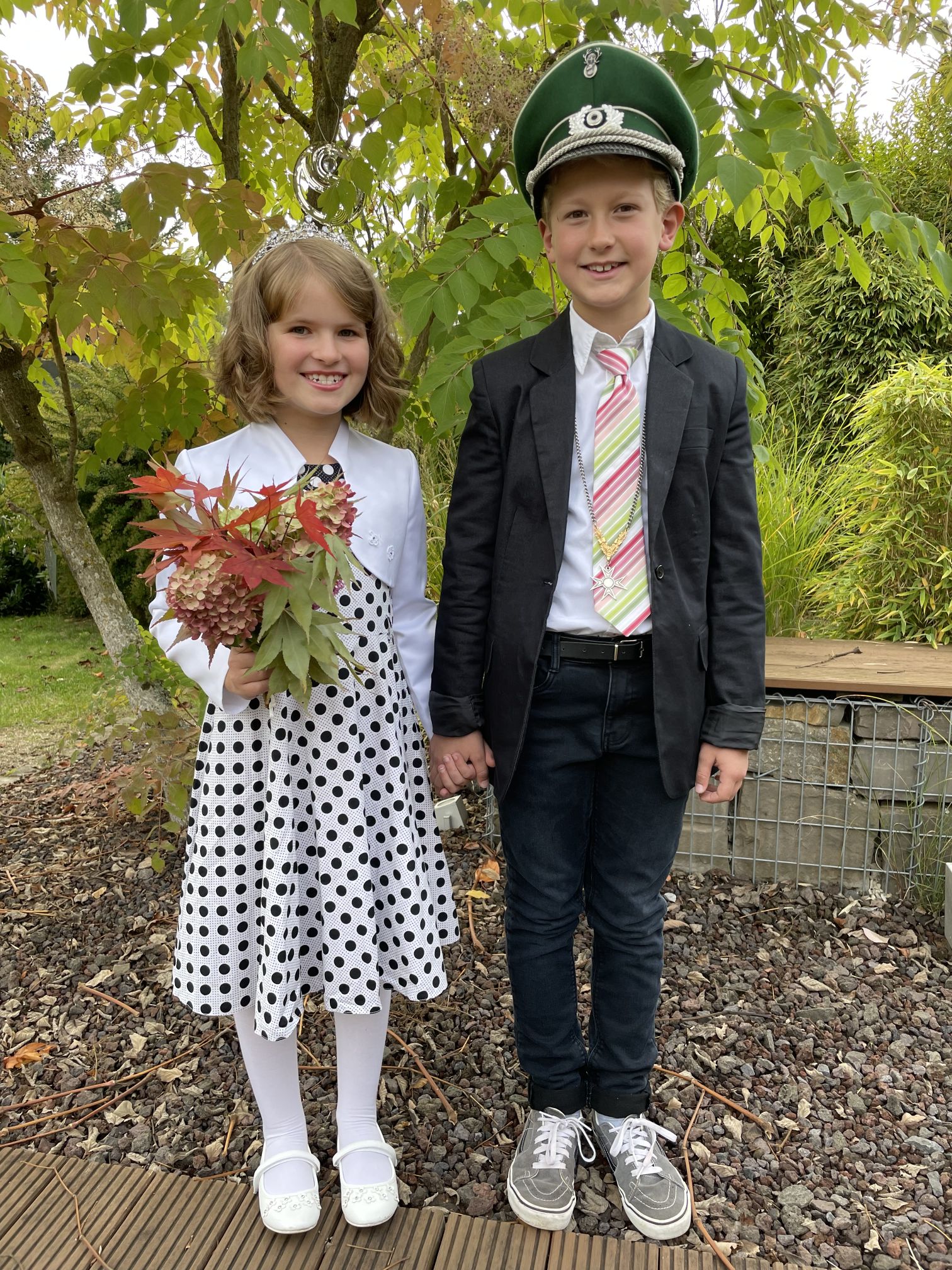Kinderkönigspaar Malte Figgen und Elisa Börner Kinderschützenfest 2022